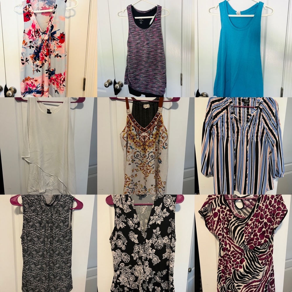 Summer Shirt Bundle - Size Medium (9 pcs)